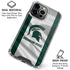 Michigan State University Spartans Jersey iPhone 16 Pro Max Clear Case