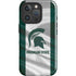 Michigan State University Spartans Jersey iPhone 16 Pro Max Impact Case
