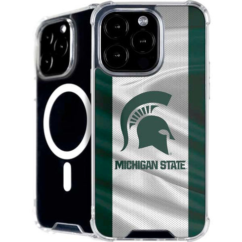 Michigan State University Spartans Jersey iPhone 16 Pro Max MagSafe Case