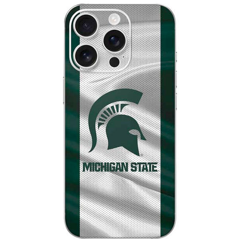 Michigan State University Spartans Jersey iPhone 16 Pro Skin