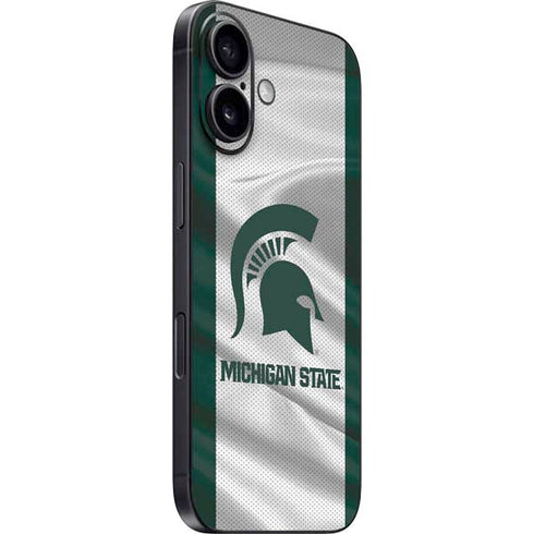Michigan State University Spartans Jersey iPhone 16 Skin