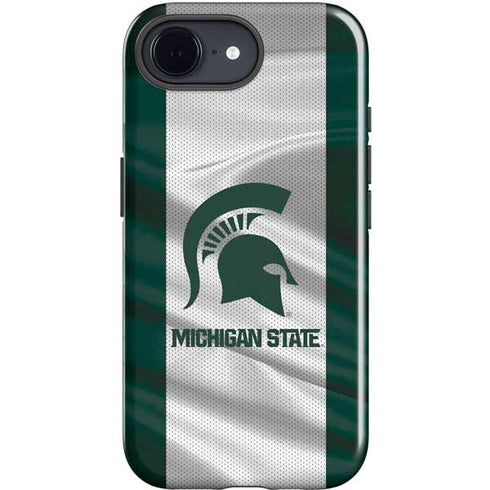 Michigan State University Spartans Jersey iPhone 16e Impact Case