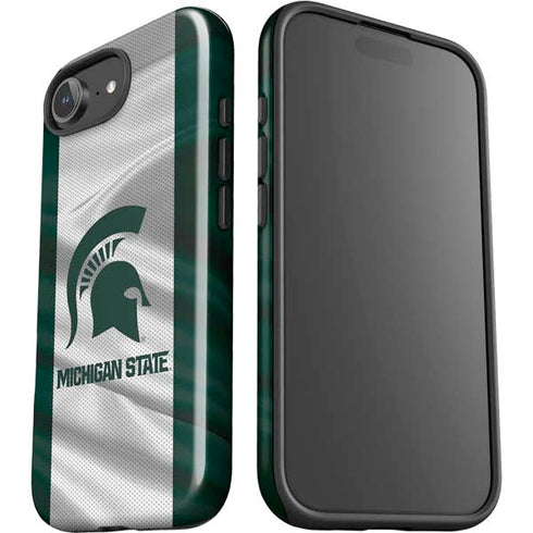 Michigan State University Spartans Jersey iPhone 16e Impact Case