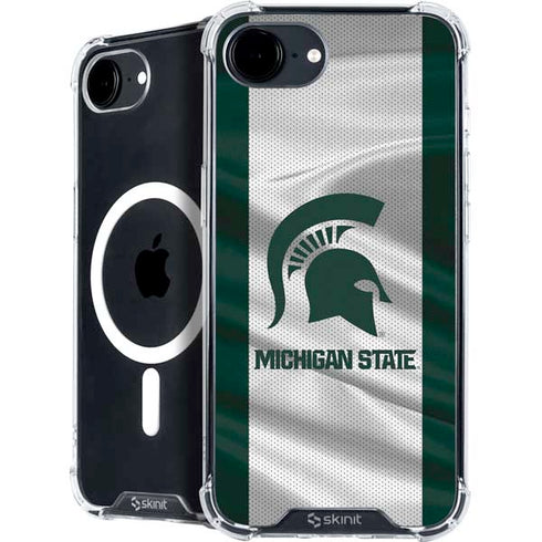 Michigan State University Spartans Jersey iPhone 16e MagSafe Case