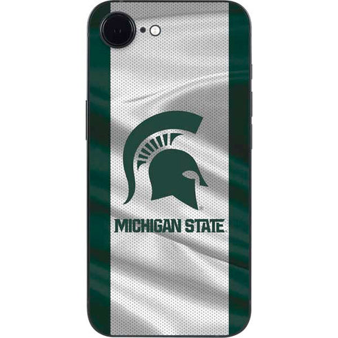 Michigan State University Spartans Jersey iPhone 16e Skin