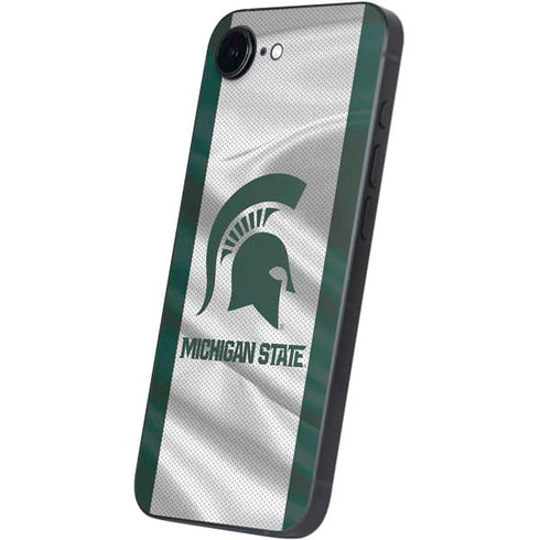 Michigan State University Spartans Jersey iPhone 16e Skin