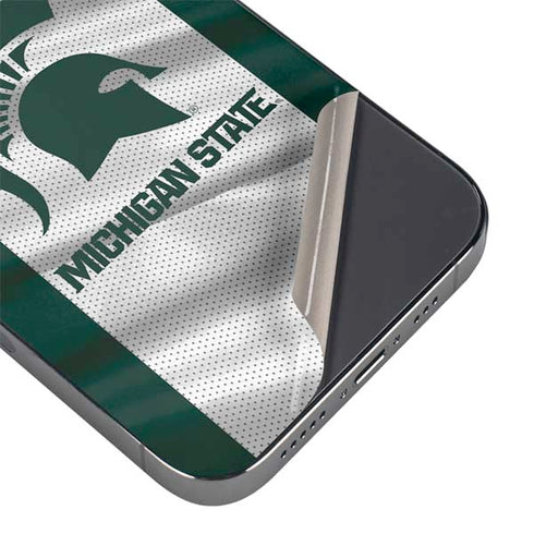 Michigan State University Spartans Jersey iPhone 16e Skin