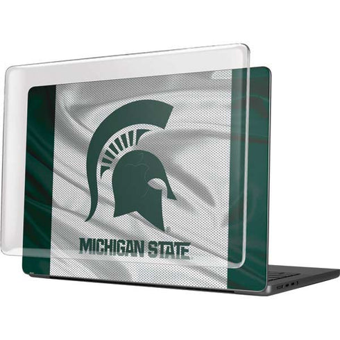 Michigan State University Spartans Jersey MacBook Pro 14in (2021-24) Case plus Skin