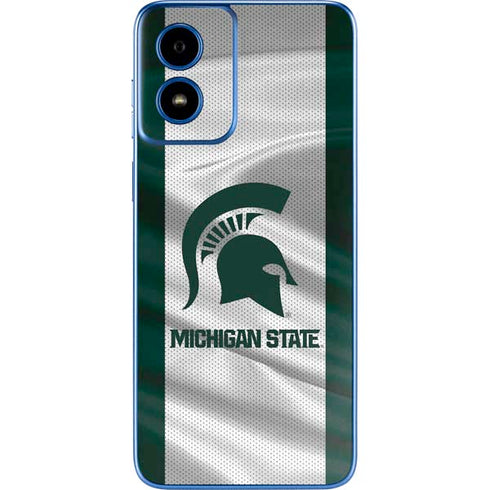 Michigan State University Spartans Jersey Moto G Play 4G (2024) Skin