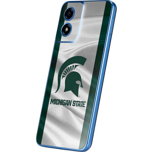 Michigan State University Spartans Jersey Moto G Play 4G (2024) Skin
