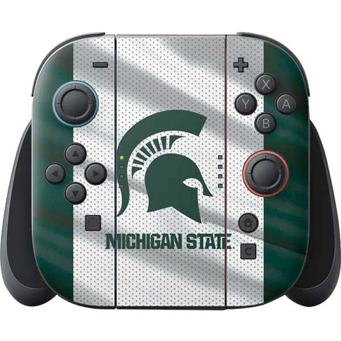 Michigan State University Spartans Jersey Nintendo Switch 2 (2025) Joy-Con Controller Skin