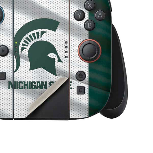Michigan State University Spartans Jersey Nintendo Switch 2 (2025) Joy-Con Controller Skin