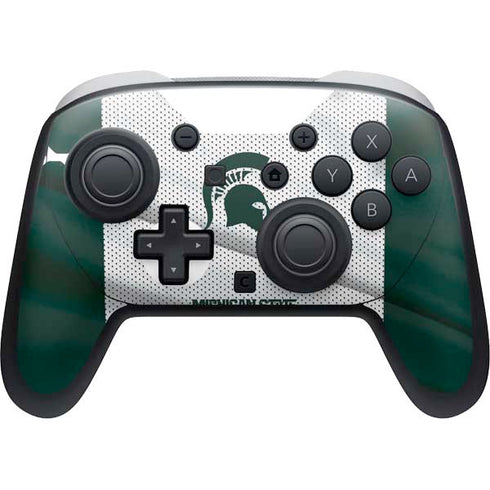 Michigan State University Spartans Jersey Nintendo Switch 2 (2025) Pro Controller Skin