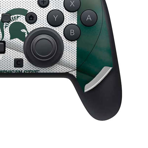 Michigan State University Spartans Jersey Nintendo Switch 2 (2025) Pro Controller Skin
