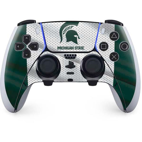 Michigan State University Spartans Jersey PS5 DualSense Edge Pro Controller Skin