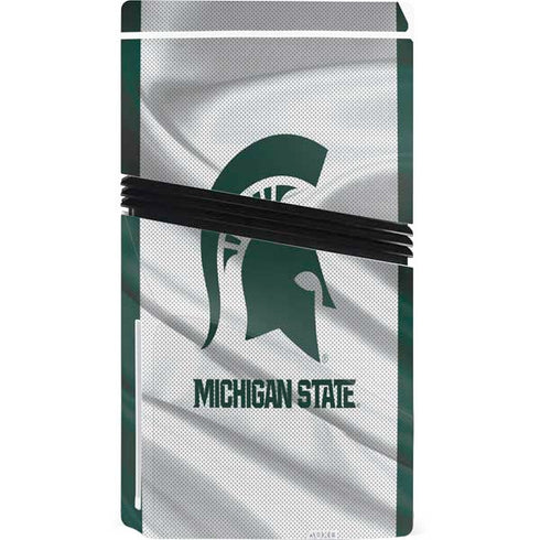 Michigan State University Spartans Jersey PS5 Pro Disk Bundle Skin