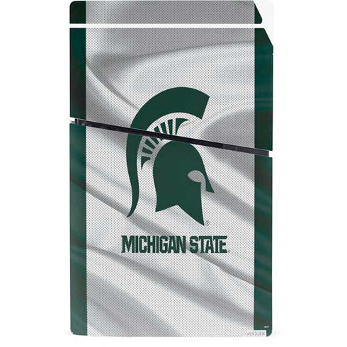 Michigan State University Spartans Jersey PS5 Slim Digital Edition Console Skin