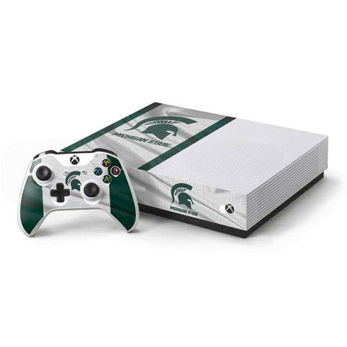 Michigan State University Spartans Jersey Xbox One S All-Digital Edition Bundle Skin