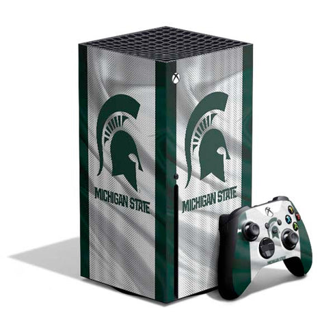 Michigan State University Spartans Jersey Xbox Series X Bundle Skin