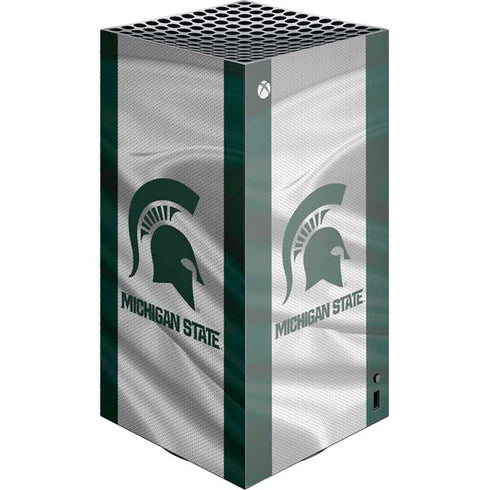 Michigan State University Spartans Jersey XBox Series X Digital Edition Console Skin