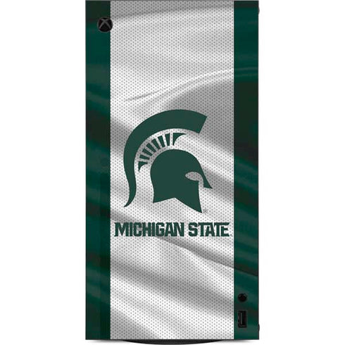 Michigan State University Spartans Jersey XBox Series X Digital Edition Console Skin