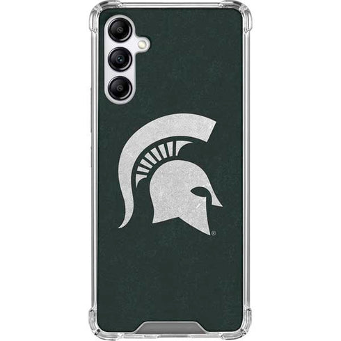 Michigan State University Spartans Logo Gabb Phone 4 Clear Case