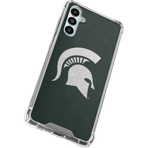 Michigan State University Spartans Logo Gabb Phone 4 Clear Case