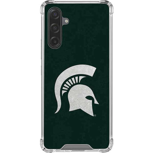 Michigan State University Spartans Logo Galaxy A17 Clear Case