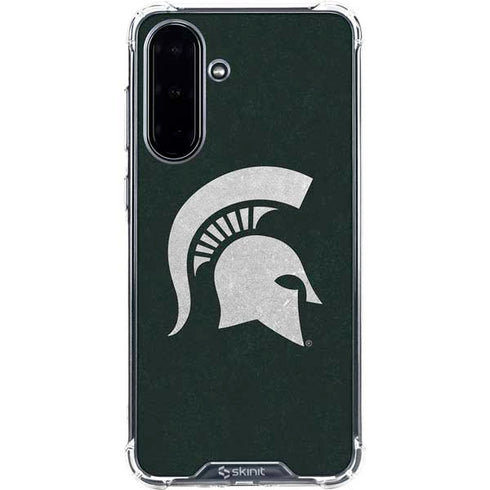 Michigan State University Spartans Logo Galaxy A36 5G Clear Case
