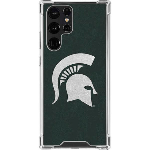 Michigan State University Spartans Logo Galaxy S23 Ultra Clear Case