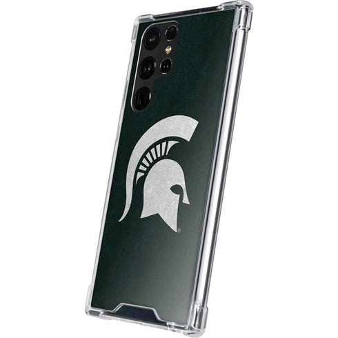 Michigan State University Spartans Logo Galaxy S23 Ultra Clear Case