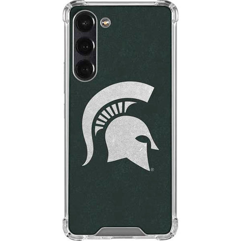 Michigan State University Spartans Logo Galaxy S24 FE Clear Case