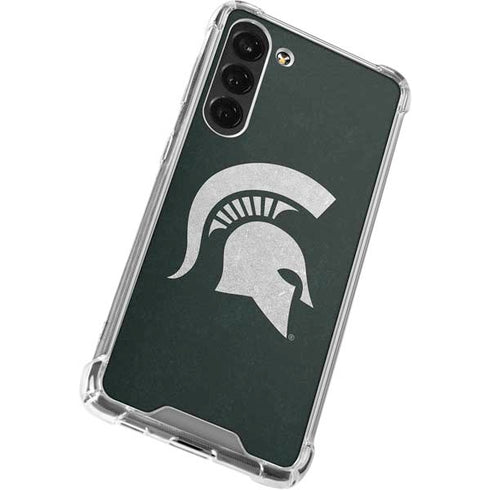 Michigan State University Spartans Logo Galaxy S24 FE Clear Case