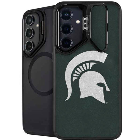 Michigan State University Spartans Logo Galaxy S25 Kickstand Case