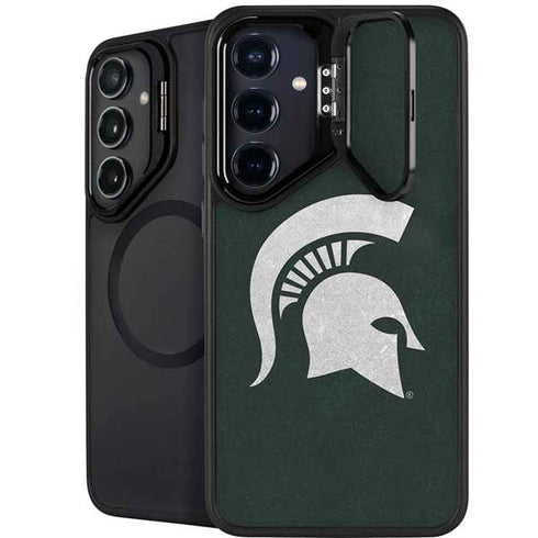 Michigan State University Spartans Logo Galaxy S25 Plus Kickstand Case