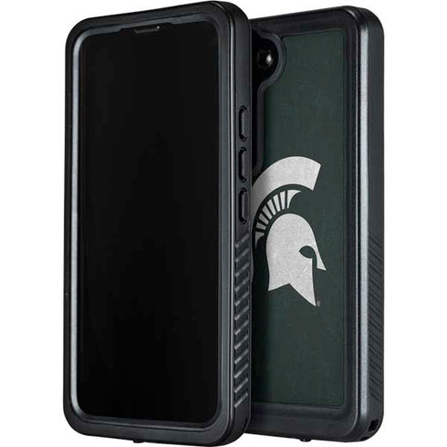 Michigan State University Spartans Logo Galaxy S24 Plus Waterproof Case