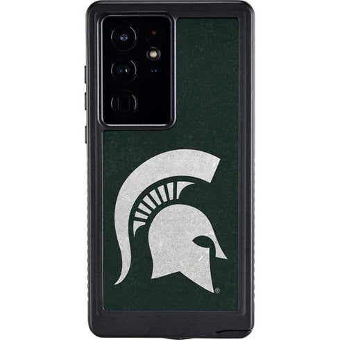 Michigan State University Spartans Logo Galaxy S24 Ultra Waterproof Case