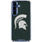 Michigan State University Spartans Logo Galaxy S25 FE Clear Case