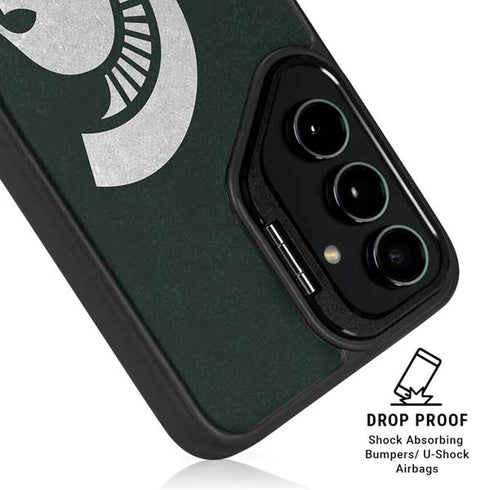 Michigan State University Spartans Logo Galaxy S25 FE Kickstand Case