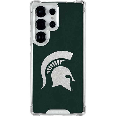 Michigan State University Spartans Logo Galaxy S26 Ultra Clear Case