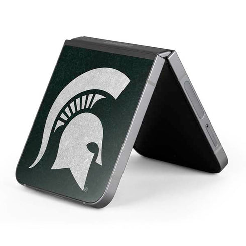 Michigan State University Spartans Logo Galaxy Z Flip6 Skin