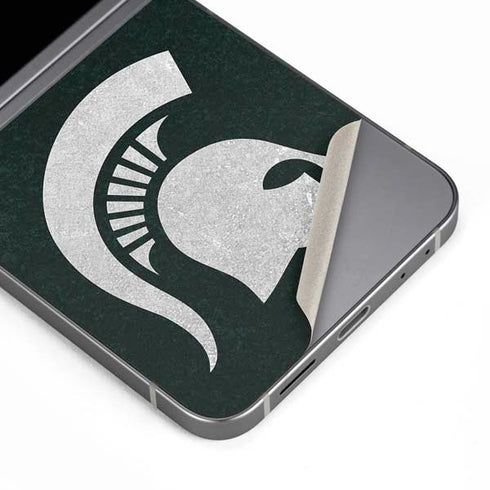 Michigan State University Spartans Logo Galaxy Z Flip6 Skin