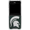 Michigan State University Spartans Logo Galaxy Z Flip6 Clear Case