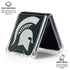 Michigan State University Spartans Logo Galaxy Z Flip6 Clear Case
