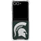 Michigan State University Spartans Logo Galaxy Z Flip7 Clear Case