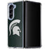 Michigan State University Spartans Logo Galaxy Z Fold5 5G Clear Case