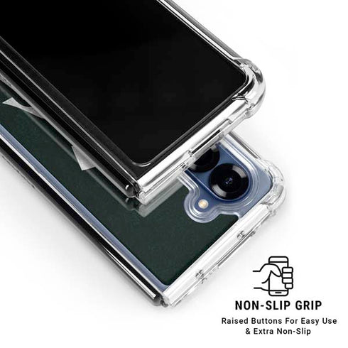 Michigan State University Spartans Logo Galaxy Z Fold7 Clear Case