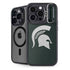 Michigan State University Spartans Logo iPhone 14 Pro Kickstand Case
