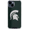 Michigan State University Spartans Logo iPhone 15 Clear Case