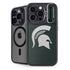 Michigan State University Spartans Logo iPhone 15 Pro Kickstand Case